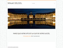 Tablet Screenshot of mikael-delsol.fr